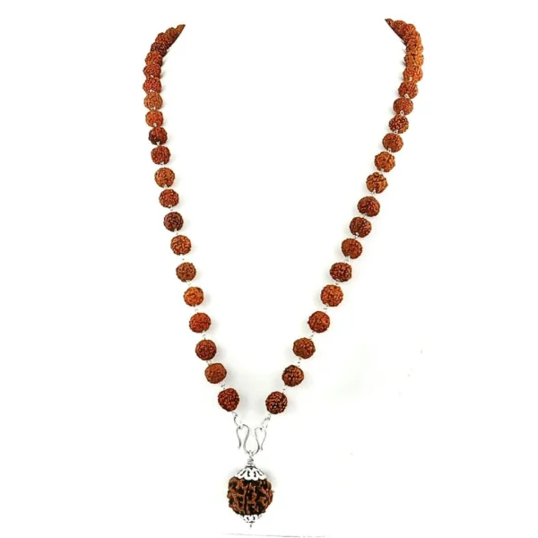 5 Mukhi Rudraksha Mala With 108 beads