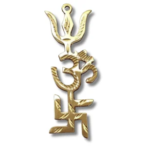 vaidik Jyotish Anusandhan Kendra, site icon, favicon, Astrology, Horoscope, Horoscope today, zodiac sign, Kundali, birth chart, astrology india, astrology signs,BRASS TRISHAKTI WALL HANGING